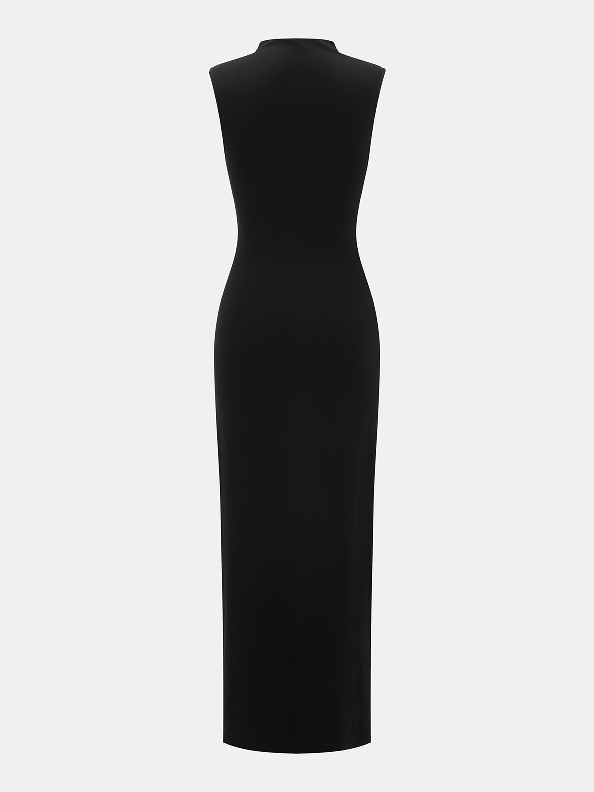 Sleeveless, fitted, elegant long dress